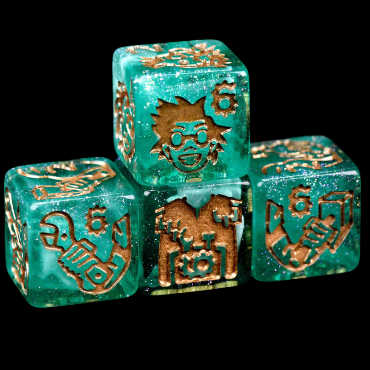 Artificer's Arsenal Dice Set (11 Dice + Poker Chip)