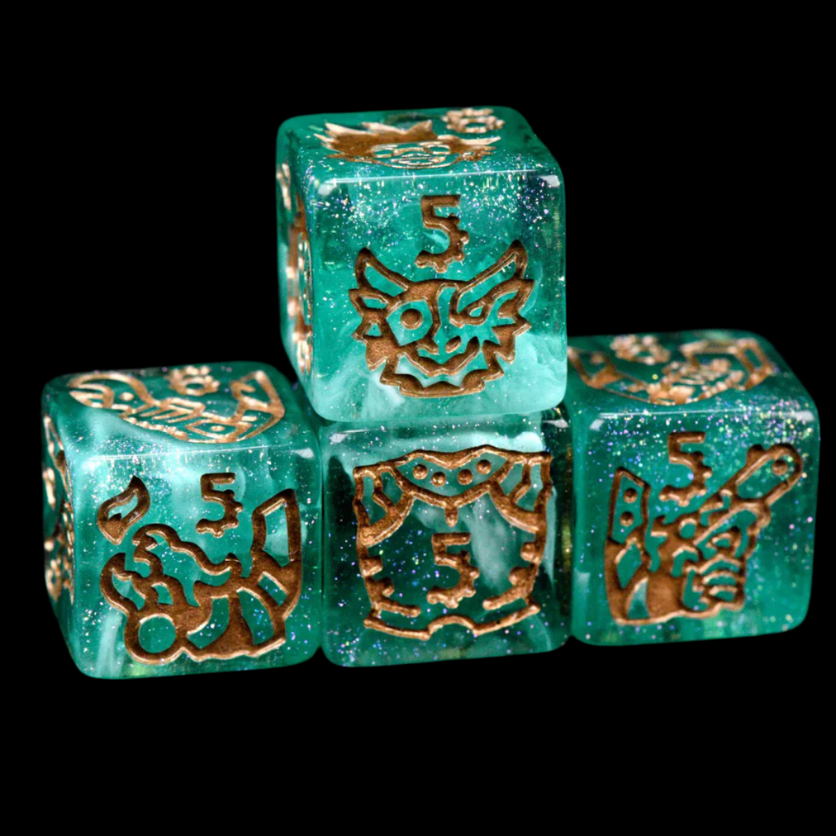 Artificer's Arsenal Dice Set (11 Dice + Poker Chip)
