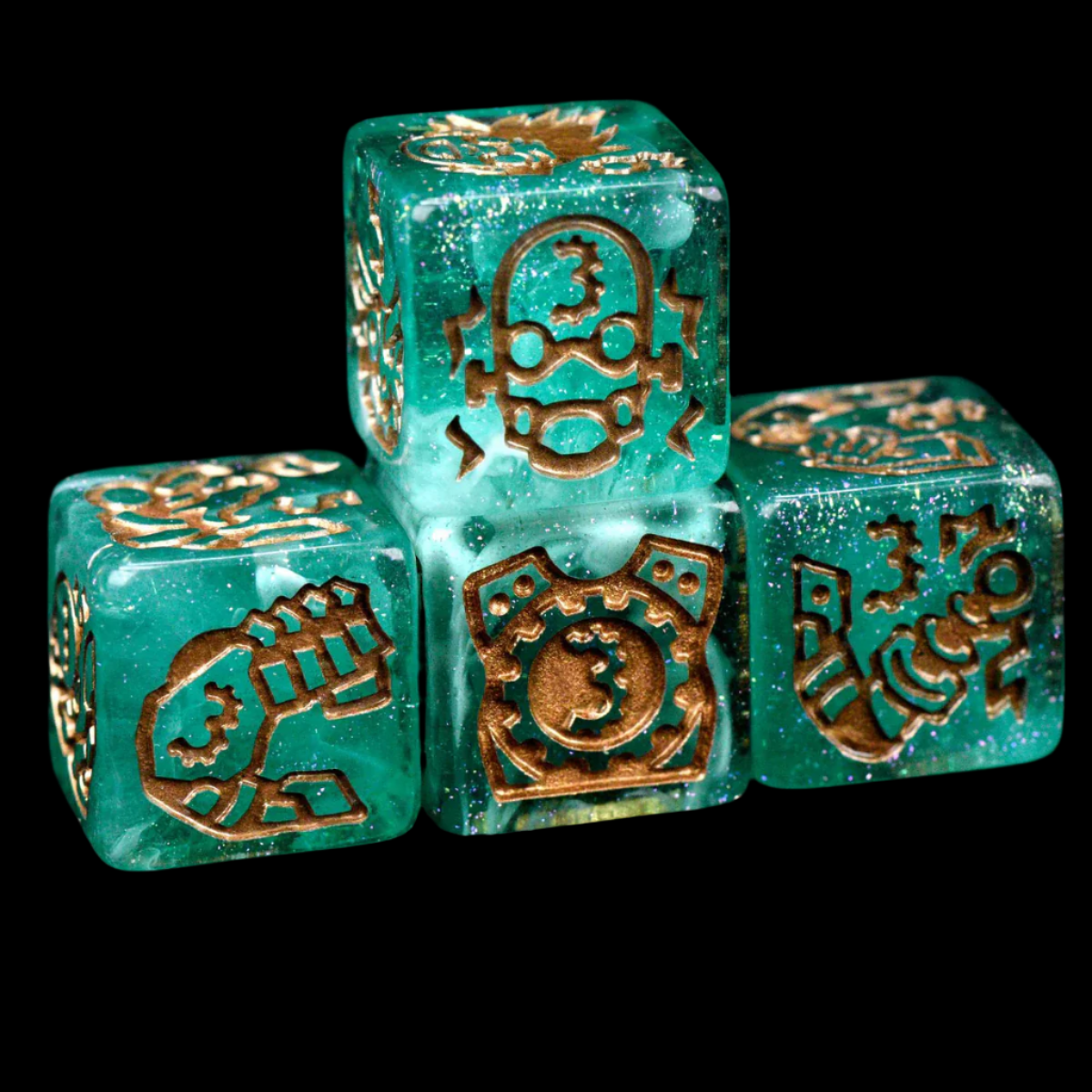 Artificer's Arsenal Dice Set (11 Dice + Poker Chip)