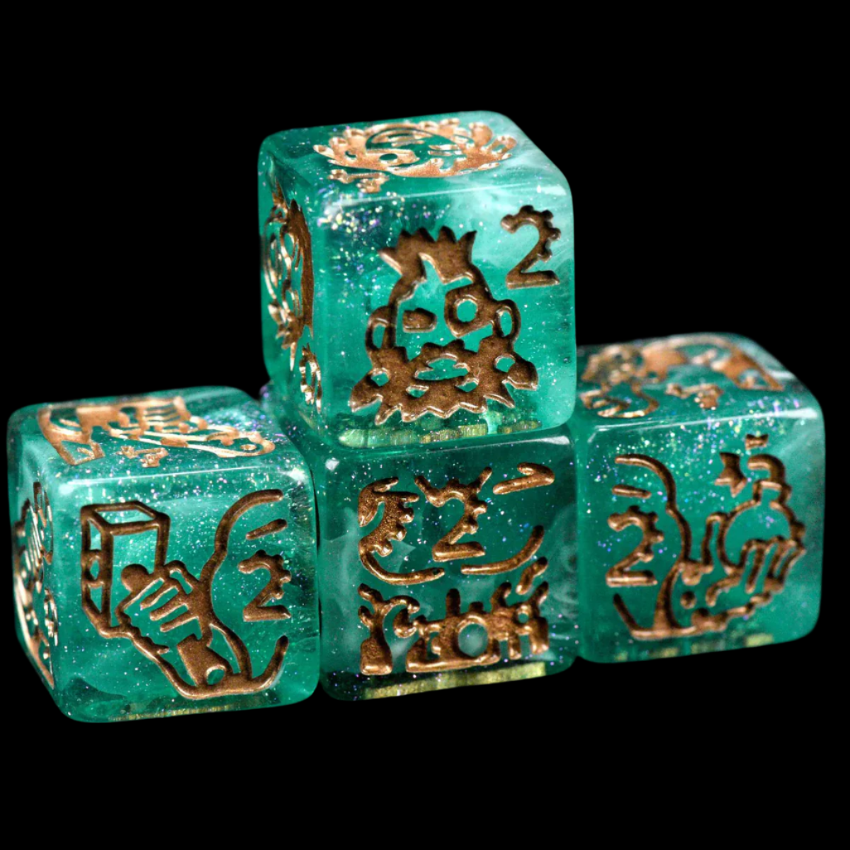 Artificer's Arsenal Dice Set (11 Dice + Poker Chip)
