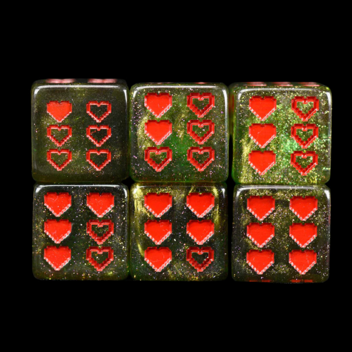 8BIT Quest Dice Set (11 Dice + Poker Chip)