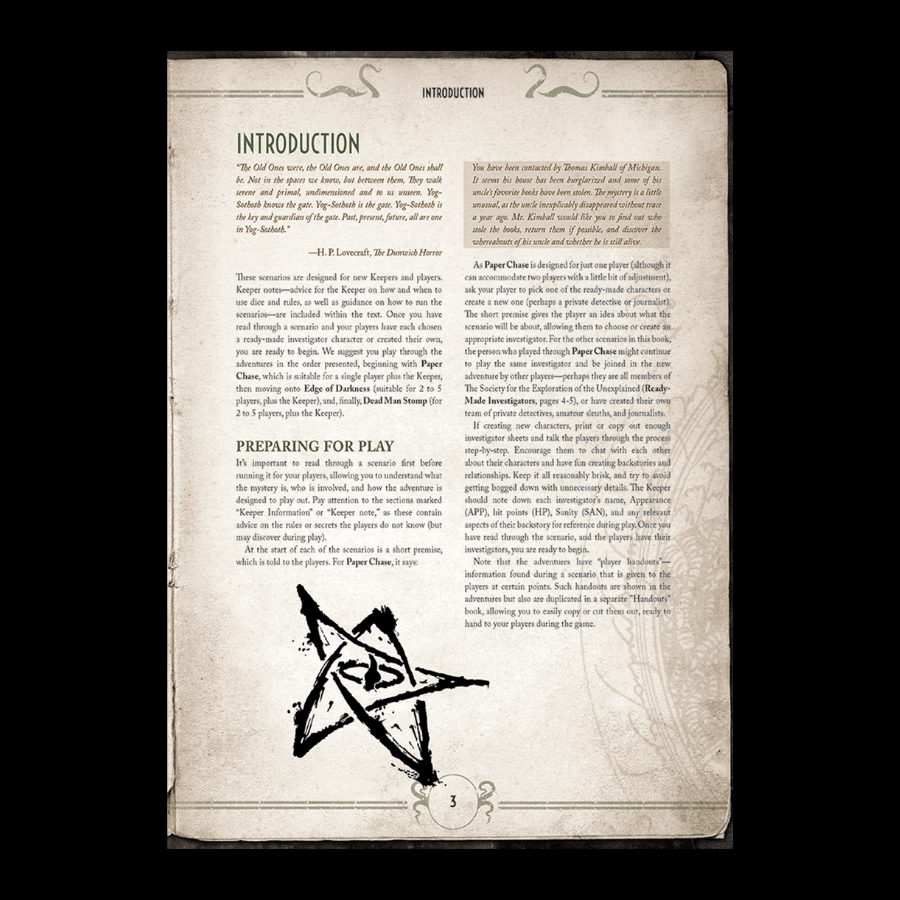 Call of Cthulhu: Starter Box Set (40th Anniversary Edition)