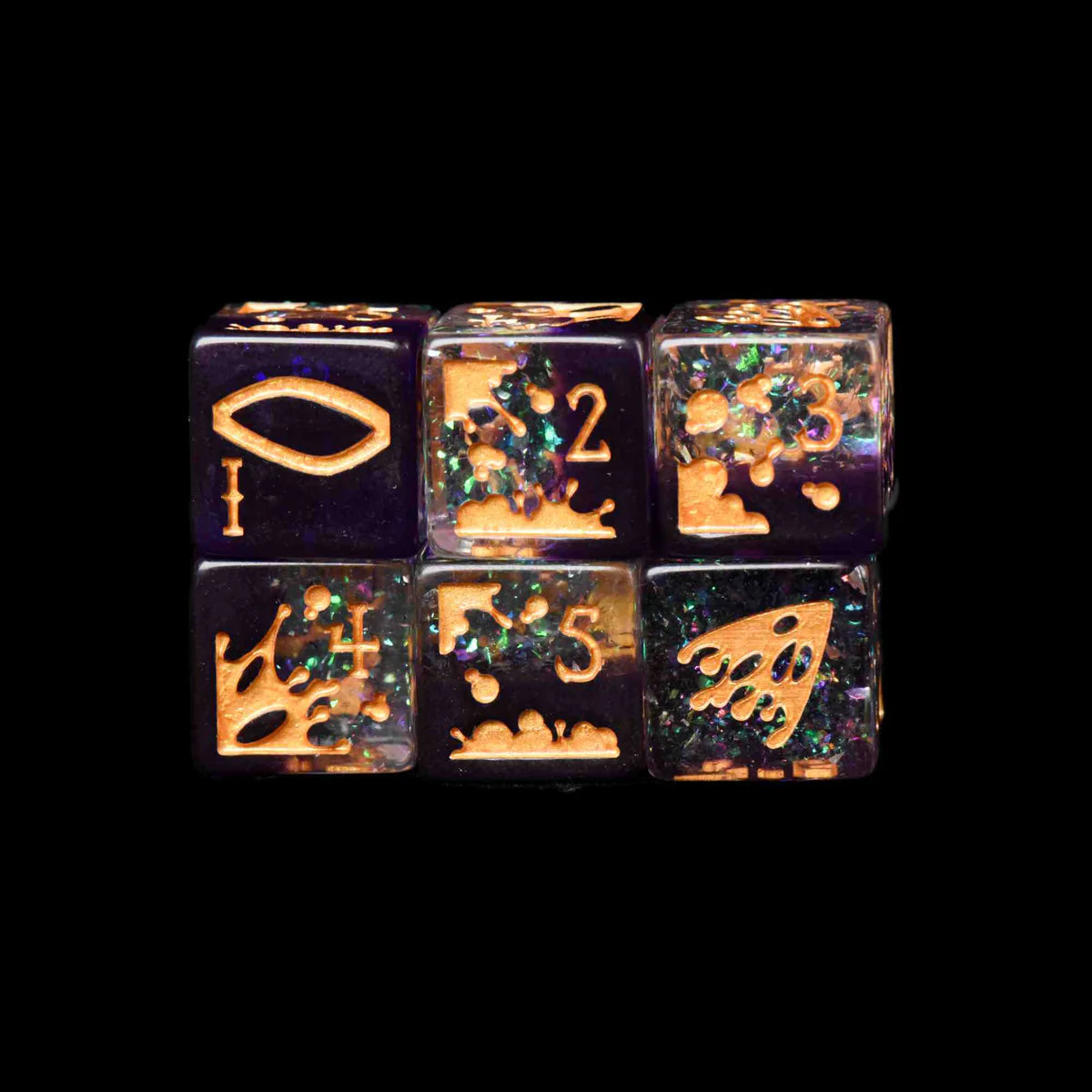 Archmage Dice Set (11 Dice + Poker Chip)