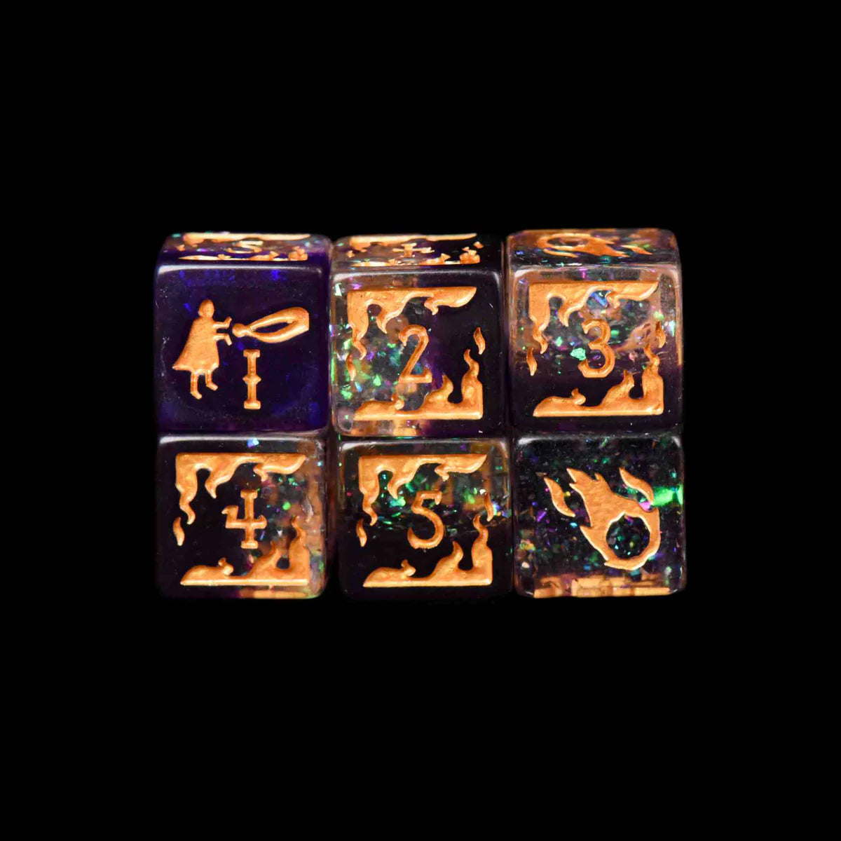 Archmage Dice Set (11 Dice + Poker Chip)