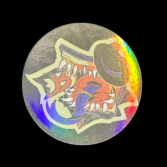 Dicey Business Holo Sticker - Mascot Edition