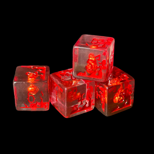 Fireball 4D6 Dice Set