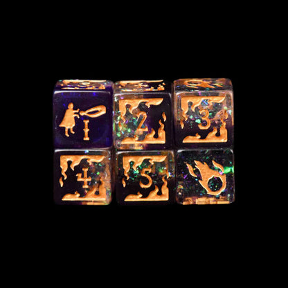 Archmage Dice Set (11 Dice + Poker Chip)