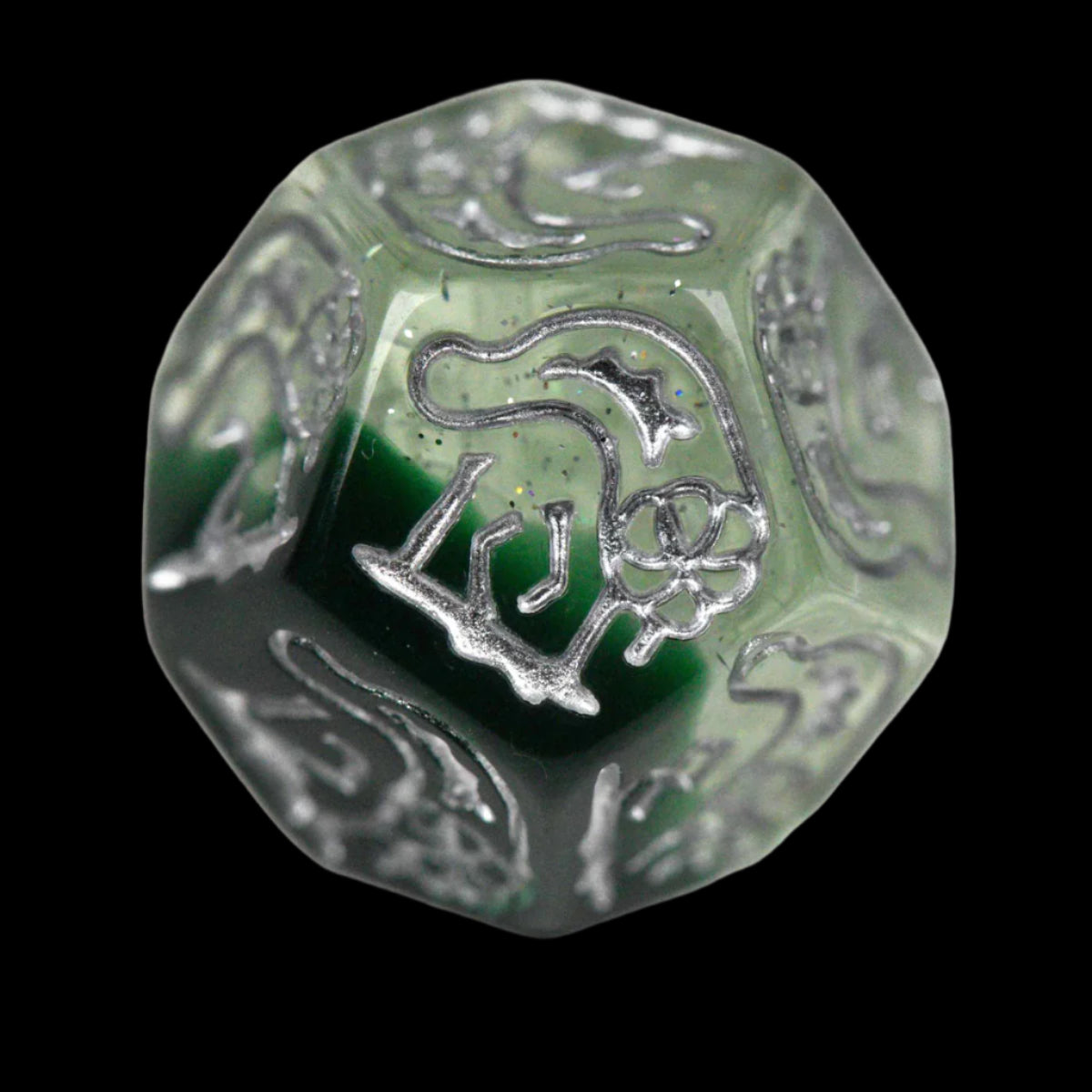 Plague Doctor Dice Set (11 Dice + Poker Chip)