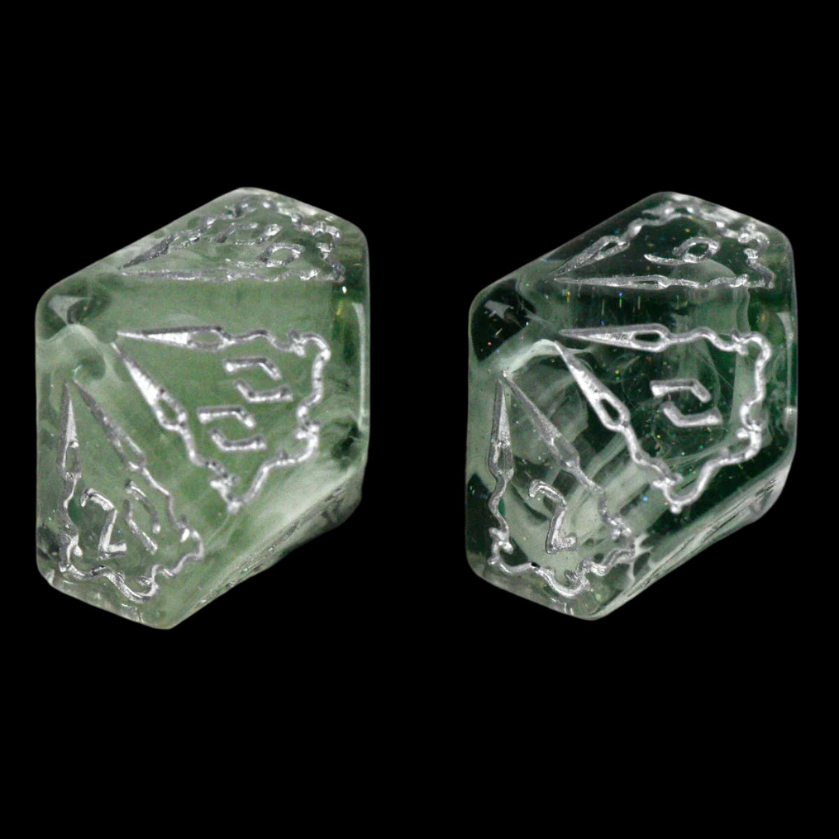 Plague Doctor Dice Set (11 Dice + Poker Chip)