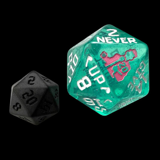Rick Roll Oversized D20