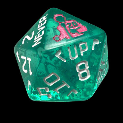 Rick Roll Oversized D20